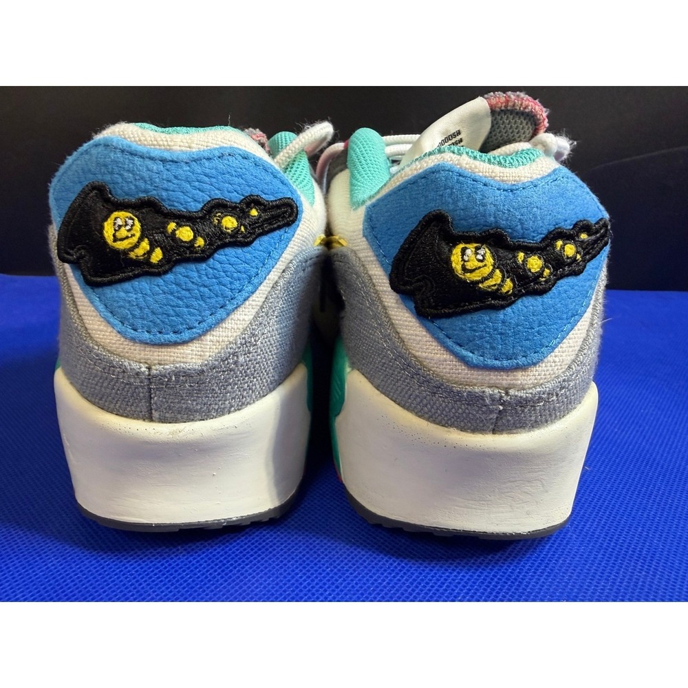 Nike Air Max 90 SE‎ GS "Just Do It" Kids Shoes DN4415 001 Size 5.5Y - Picture 2 of 7